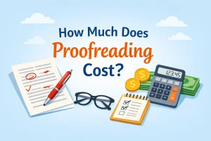 How Much Does Proofreading Cost